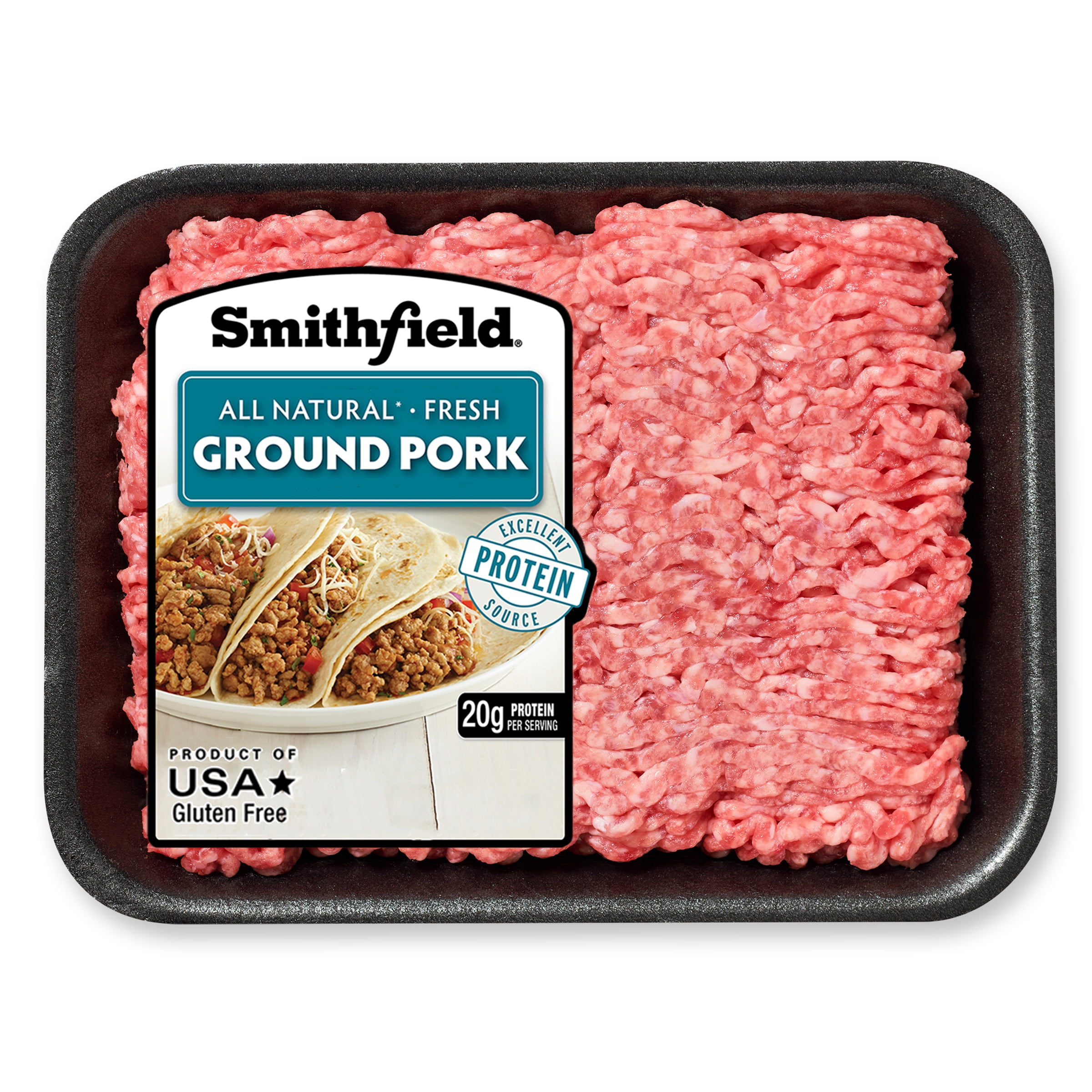Smithfield All Natural Fresh Ground Pork, 1.5 lb