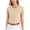 Beige, variant on Uvplove Women's Casual Knit Top Loose Fit Cap Sleeve Soft Stretchy Crew Neck Summer T-Shirt,Camel,L