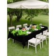 thumbnail image 4 of Outdoor Tablecloths with Umbrella Hole & Zipper, Dragon Flames 54x80 Inch Tablecloth Rectangle, Green Dragons Abstract Modern Art Waterproof Table Cloth, Patio/Pool/Picnic Table Covers, 4 of 8