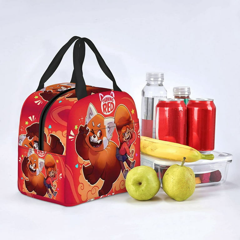  JUNZAN Cartoon Red Hair Mermaid Princess Lunch Bag for Women  Men Tote Bag Adult Lunch Box Thermal Bag Kids School Hospital Camping  Kichen Accessories: Home & Kitchen