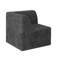 thumbnail image 3 of Corner sofa Compressed Sectional Sofa Modern Minimalist Style Corduroy Couch, Sleeper Sofa for Living Room, Bedroom, Comfy Compressed Sofa Couch Space-Efficient Design-GRAY, 3 of 7