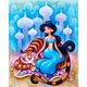 thumbnail image 1 of Hilo de bordar 2 Full Eco-cotton 11CT Impreso Jasmine Cross Stitch Artwork FLhrweasw Nuevo, 1 of 9