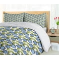 thumbnail image 5 of Botany Duvet Cover Sets, Blueberry Branch Forest Fruits Juicy Vitamin Organic Healthy, Bedding Set with 2 Duvet Covers & 4 Pillowcases, 2 Pack Queen Size, Apple Green Slate Blue, by Ambesonne, 5 of 7