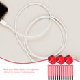 thumbnail image 2 of 20pcs Convenient Nylon Wire Tie Small Buckle Design Cable Management Ties, 2 of 8