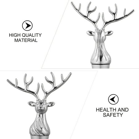 

Elk Bottle Plug 1 Pc Alloy Elk Head Shape Wine Bottle Plug Wine Bottle Stoppers