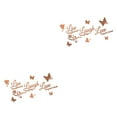 thumbnail image 1 of Pegatina de arte de pared Naiovety Oro rosa 2Conjunto, 1 of 6