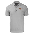 thumbnail image 2 of Men's Cutter & Buck  Heather Gray Oregon State Beavers Forge Eco Heathered Stripe Stretch Recycled Polo, 2 of 3