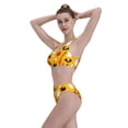 thumbnail image 5 of Kdxio Happy Halloween 3 for Womens High Waisted Bikini Top Sports Style Two Piece Bathing Suits, 5 of 7