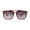 Red Smoke, variant on Kids Child Size Luxe Plastic Semi Rimless Rectangular Racer Sunglasses Mint Smoke