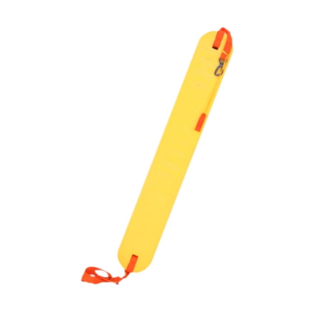 Tubo de rescate de alta visibilidad para rescate acuático en deportes al aire libre y buceo en piscina. Un jugador