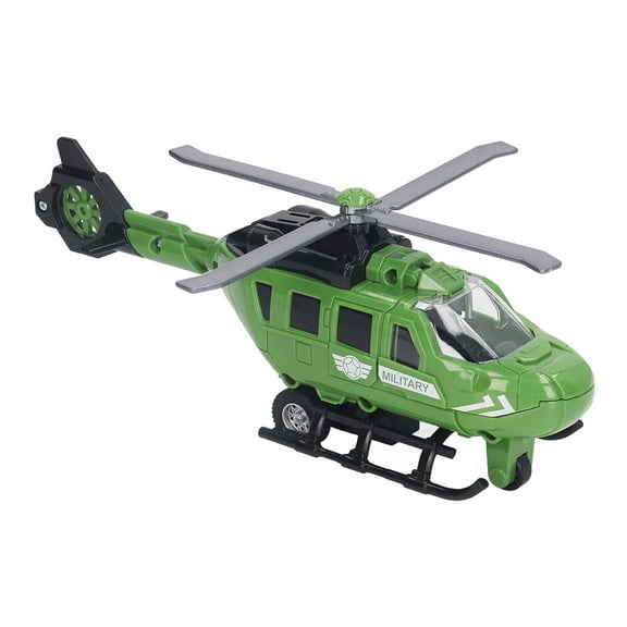 Diecast Helicopter Model Simulated Diecast Plane Airplane Model Toy For Kids Children Boys Girls 8.9In For 3-6 Year Old