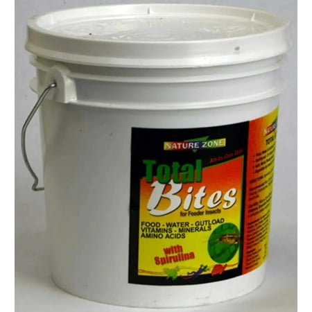 UPC: 0783178545138 | Nature Zone Total Bites For Feeder Insects – 1 Gallon (solid)