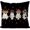 Black-20" X 20", variant on Halloween Pillow Covers 12x20 Inch Halloween Ghosts Mushroom Decor Pillowcase Black Holiday Farmhouse Throw Pillows Indoor Outdoor Couch Cushion Case for Home Sofa Decorations