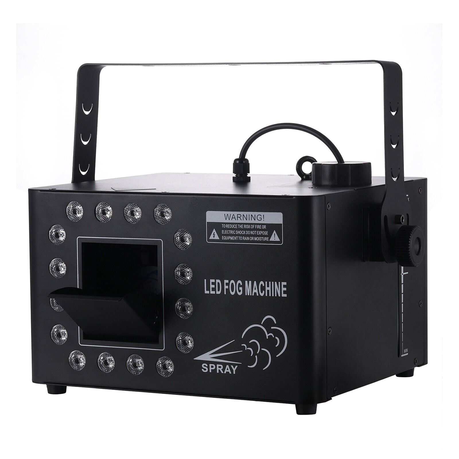 Fog Machine, 1500W Low Profile Haze Machine Stage Hazer Smoke Theater DMX/Manual/Remote