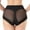 Black, variant on Women's Transparent Ice Silk Seamless Triangle Panties High Elasticity Breathable Net-Silk Briefs No Show Laser Cut Invisible Underwear with Cotton Crotch Multipack S-XXL, Beige,XL
