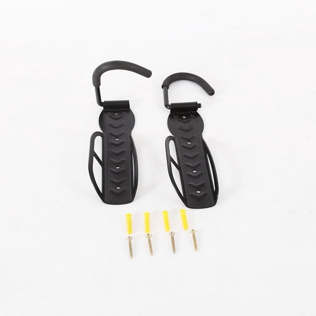 Portabicicletas para pared de garaje, almacenamiento en el hogar para bicicletas, colgador ajustable para bicicletas, paquete de 2 soportes de pared para bicicletas, sistema de garaje vertic