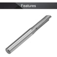 thumbnail image 3 of HUGFEGWE Straight Router Bits, 1/4-Inch Shank 1/4-Inch Cutting Dia Double Flute Carbide Router Bits, for Woodworking Milling Cutter DIY Tool, 2 Pcs CJB91-24070, 3 of 7