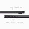 thumbnail image 5 of 14" MacBook Pro: Apple M3 Max chip with 14?core CPU and 30?core GPU, 1TB SSD - Space Black, 5 of 9