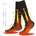 thumbnail image 1 of Calcetines Térmicos Calcetines Eléctricos para Hombres Mujeres Baterías Recargables Calcetines para Pies Fríos Crónicos Calentadores de Pies Calcetines Calientes Calcetines Térmicos para Navidad, 1 of 6