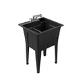 thumbnail image 5 of A&E Bath and Shower DALARY-BLK Utility Sink, 5 of 5