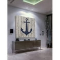 thumbnail image 3 of "Blue Anchor" Painting Print on Wrapped Canvas, 3 of 7