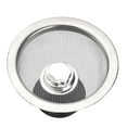 thumbnail image 3 of Luxtrada 2/1 Pack - Kitchen Sink Strainer and Stopper Combo Basket Replacement for Standard 3-1/2 inch Drain, 3 of 9