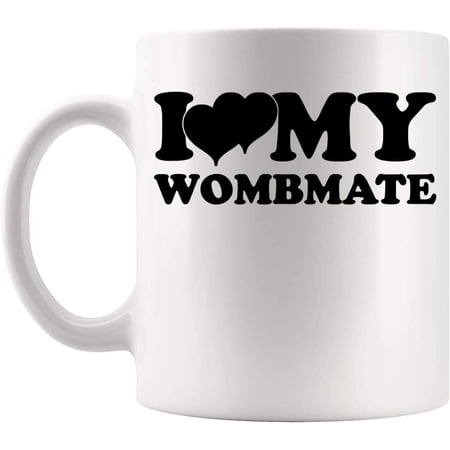 Best Sisters Girls Wombmate Twin sisters Womb Mates 11Oz Mug Cup – Little Sister Gift from Brother Mugs Unique T-Shirt Joke Gag Gifts Girl Women from Little Brother