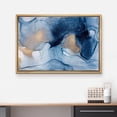 thumbnail image 3 of wall26 Canvas Print Wall Art Gold, Blue &amp; White Watercolor Smoke Collage Abstract Shapes Digital Art Modern Art Bohemian Colorful Multicolor Ultra for Living Room, Bedroom, Office - 24"x36&q, 3 of 5