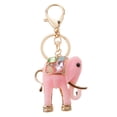 thumbnail image 2 of Encanto de bolso Zulema de Resina elefante llavero Rosado, 2 of 5