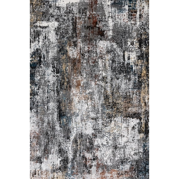 Black Abstract Area Rugs for Living Room Washable Rugs Boho Moroccan Area Rug Soft Neutral Geometric Bohemian Carpet Distressed Indoor Rug for Bedroom Dining Room Office Foldable Nonslip Rug