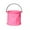 Pink, variant on Kafsov Five Colors Optional Retractable Folding Portable Small Bucket Children Outdoor Travel Water Storage Bucket Car Washing Tools Pink