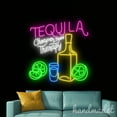 thumbnail image 2 of Handmadetneonsign Tequila Cheaper Than Therapy Neon Sign, Tequila Wall Art Decor, Cocktails Bar Beer Wall Decor, 2 of 5