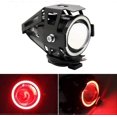 thumbnail image 1 of U7 Mini Fog Light Single PCS Red Ring U7 Motorcycle Driving Lights with High Low Strobe Beam Halo Rings Clamps Waterproof LED 20W Fog Lights for ATV U, 1 of 5