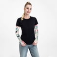 thumbnail image 6 of PAYOHTO Women Men Gardening Sleeves with Thumb Hole, Sun Protection Cooling Arm Sleeves for Farm Work Sports Peony Roses Butterfly, 6 of 8