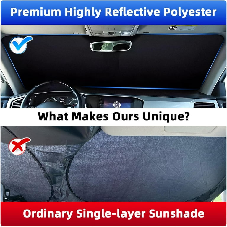 Karltys 3PCS Windshield Sun Shade for 2011-2021 Jeep Grand... Karltys 3PCS Windshield Sun Shade for 2011-2021 Jeep Grand...