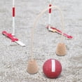 thumbnail image 4 of WHAMVOX 5Pcs Cotton Rope Wickets For Outdoor Games For Adults With Wooden Base, 4 of 8
