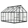 thumbnail image 7 of NETAJE 10'x8' Polycarbonate Greenhouse, Large Aluminum Walk-in Green House for Backyard, 7 of 7