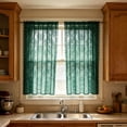 thumbnail image 2 of Semi Transparent Lace Curtain, Elegant Window Sheer For Living Room Bedroom, Decorative Drape For Home And Picnic Decor（140X114Cm）, 2 of 5