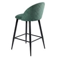 thumbnail image 6 of HOMY CASA 26" Upholstered Counter Height Bar Stool Bar Chairs Set of 2, Teal, 6 of 11