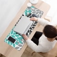 thumbnail image 3 of Long Mouse Pads for Desk,Black Turquoise and Gray Floral Pattern Desk Mats on Top Of Desks, Desk Mouse Pad Extra Large with 3mm Non-Slip Base and Stitched Edge for Gaming,Office,Work,Home 31.5"x11.8", 3 of 6