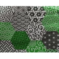 thumbnail image 5 of oneOone Georgette Viscose Light Green Fabric Geometric Sewing Craft Projects Fabric Prints By Yard 42 Inch Wide, 5 of 5