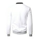 thumbnail image 4 of Chaqueta De Cuello Alto Para Hombre De Otoño Invierno Abrigo De Béisbol De Manga Larga (Blanco) (Xxl)-158333.10 Tmvgtek Caballero, 4 of 7