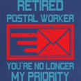 thumbnail image 2 of CafePress - Retired Postal Worker Graphic: Y Maternity T Shirt - Maternity Dark T-Shirt, 2 of 3