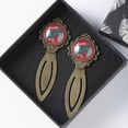 thumbnail image 4 of Valentine's Day Reading Accessories: Vintage Copper - Set of 2 Stainless Steel Book Markers for Book Lovers and Readers, 4 of 5