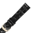 thumbnail image 1 of Hadley Roma MS719 17mm Regular Black Alligator Grain Men's Watch Band Strap, 1 of 1