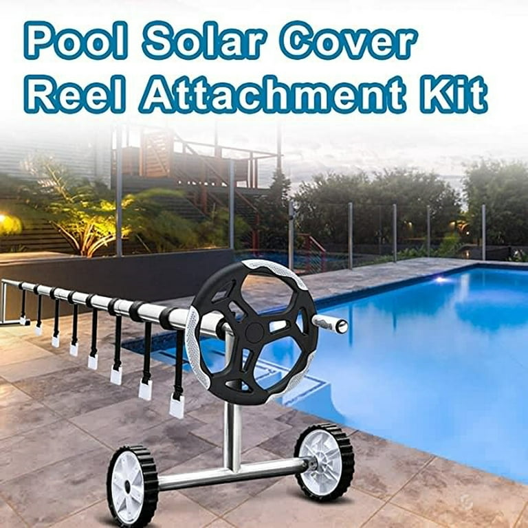24PCS Pool Solar Cover Reel Attachment Straps Set for In Ground Swimming Pool  Solar Blanket Cover Reels Straps 