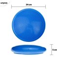 thumbnail image 3 of Estera de equilibrio, estera de percepción, azul 34 cm - estera inflable, estera de yoga - entrenamiento central, espalda, abdominales, piernas, fitness, Pilates, rehabilitación, 3 of 5