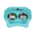 thumbnail image 6 of Neater Pets Neater Feeder Deluxe Mess-Proof Elevated Food & Water Bowls for Medium Dogs, Aquamarine, 6 of 9