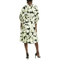 thumbnail image 2 of Natori womens  Misty Floral Midi Dress, s, Black, 2 of 3