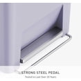 thumbnail image 3 of simplehuman 12 gal Plastic Rectangular Kitchen Step Trash Can With Liner Pocket, Lilac, 3 of 7